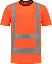 T-shirt Tricorp RWS Birdseye 103005 Orange Fluor - Taille XL