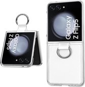 Hoesje geschikt voor Samsung Galaxy Z Flip 5 – Extreme Shock Case – Ring Houder - Ring houder - Extreme Shock Cover