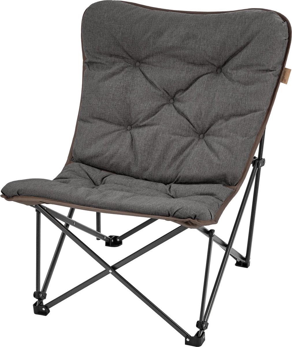 Skandika campingstoel Mala - Opvouwbare outdoor stoel met dikke comfortabele bekleding, robuust stalen frame, belastbaar tot 135 kg, slechts 4 kg licht, inclusief draagtas | Camping, reizen