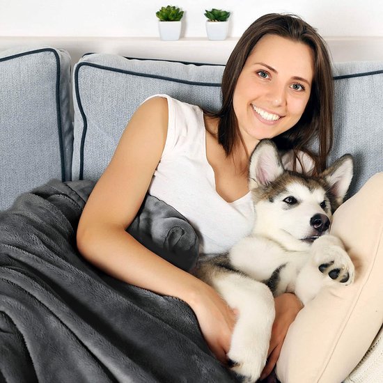 GREEN BERG Résistant à l'eau Couverture pour animaux de compagnie Polaire  Plaid Chien