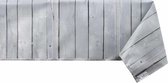 Raved Tafelzeil Houten Planken  140 cm x  220 cm - Grijs - PVC - Afwasbaar