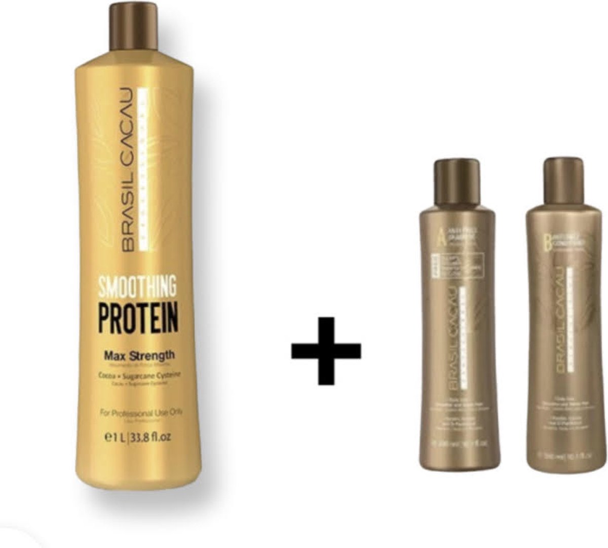 BRASIL CACAU Smoothing Protein + keratine behandeling shampoo en conditioner