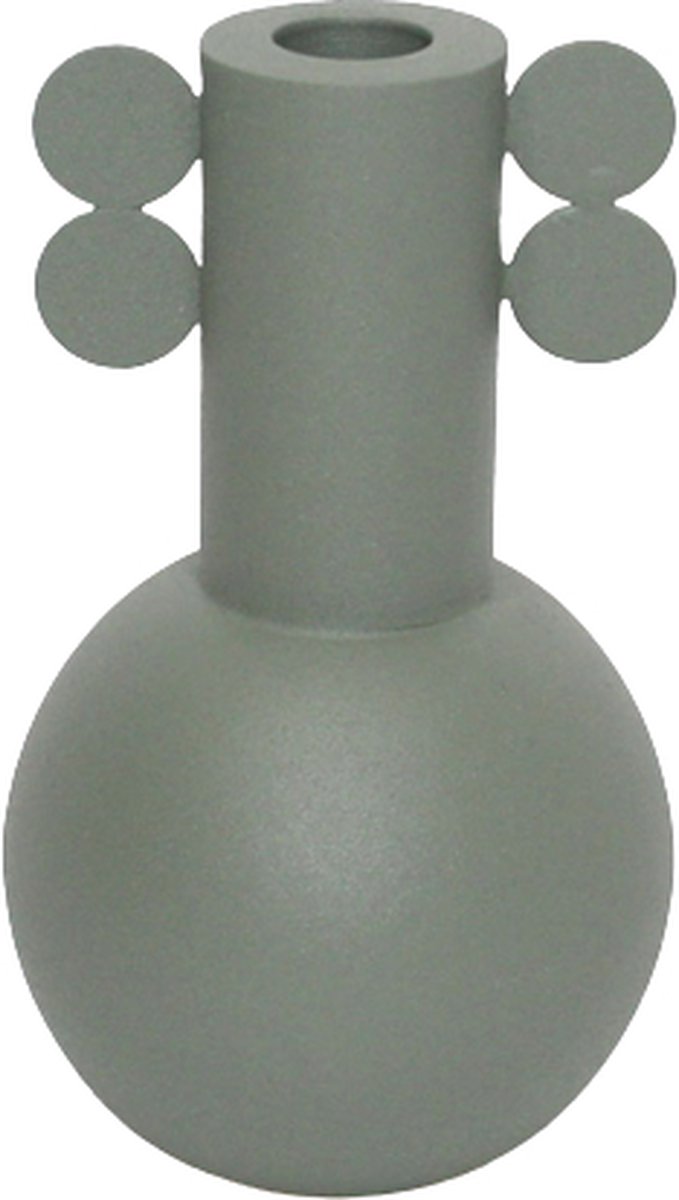 Branded by Kandelaar - Branded by - kandelaar Siana jade - 18 cm hoog Groen