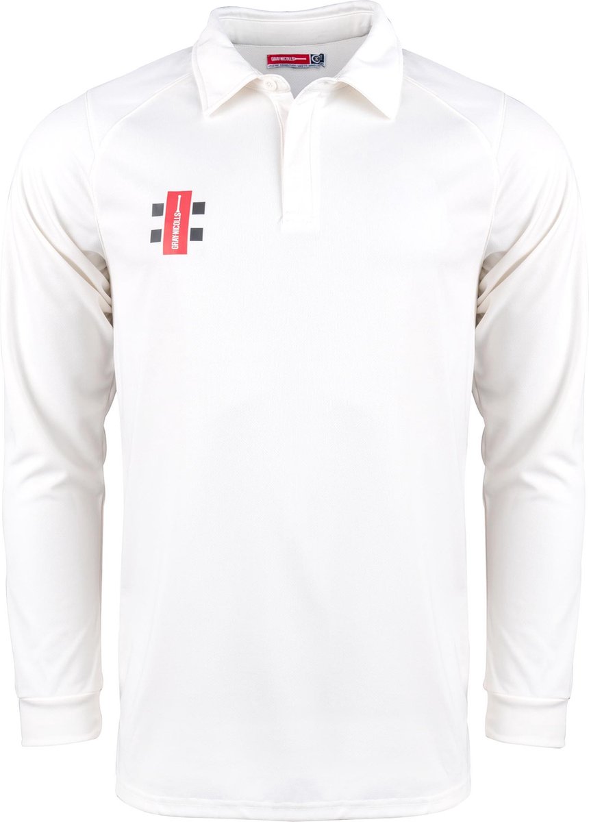Gray-Nicolls Cricket SHIRT PRO PERF V2 L/S IVY L Large - Ivory