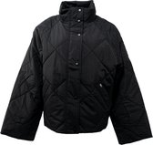 Tommy Hilfiger TJW Diamond Quilted Jacket Dames Jas - Zwart - Maat XL