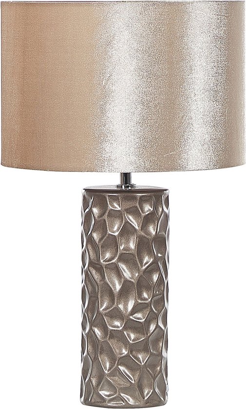 SANKURU - Lampe de table - Beige - Céramique