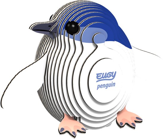EUGY D5005 Kit Bricolage 3D Pingouin - Puzzle 3D à Assembler 45x85x90mm