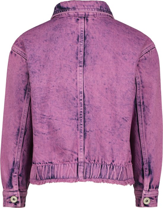 Vingino -Girls Denim Jacket Tanja Overdye-Flower Lilac