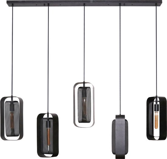 Kasey hanglamp 5L - artic zwart