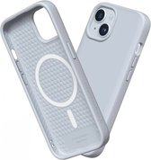 Geschikt voor Rhinoshield Solidsuit Apple iPhone 15 Plus Hoesje Geschikt voor Mag - Grijs