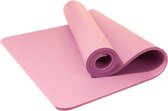 Fitnessmat - Yogamat - Sportmat - 185x80x1.5 cm - Antislip - Extra dik - Gratis opbergtasje en draagriem - Roze