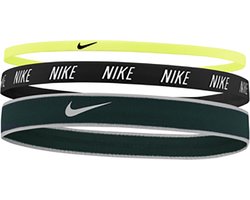 Nike Mixed Hairbands - Petrol/Zwart/Geel - One Size