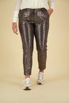 Scotch & Soda - Broek Glitter Zwart - Vrouwen - Maat 36