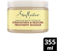 Shea Moisture SheaMoisture Jamaican Black Castor Oil - Masker Strenghten & Restore Treatement - 355 ml