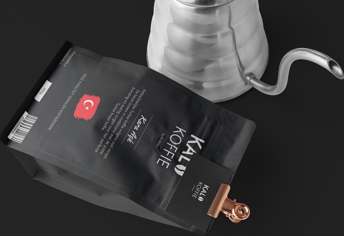 maatlepel zwart voor gemalen koffie - Koffie
