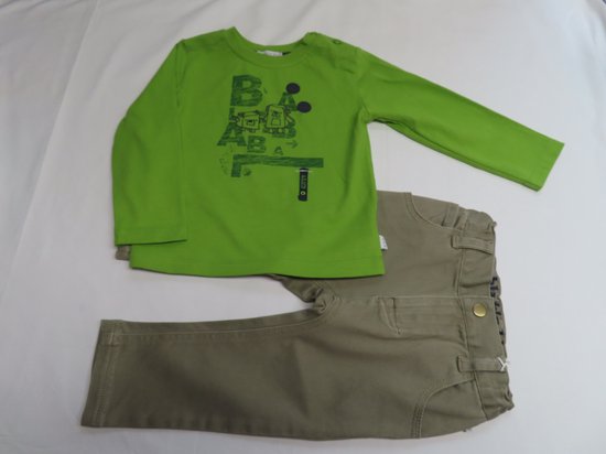 JiAmy Jongens Casual Set Longsleeve Outfits T-shirt met Elastische Taille Broek Zachte Loungewear Speelkleding 1-6 Jaar, Donkerblauw, 4-5 jaar