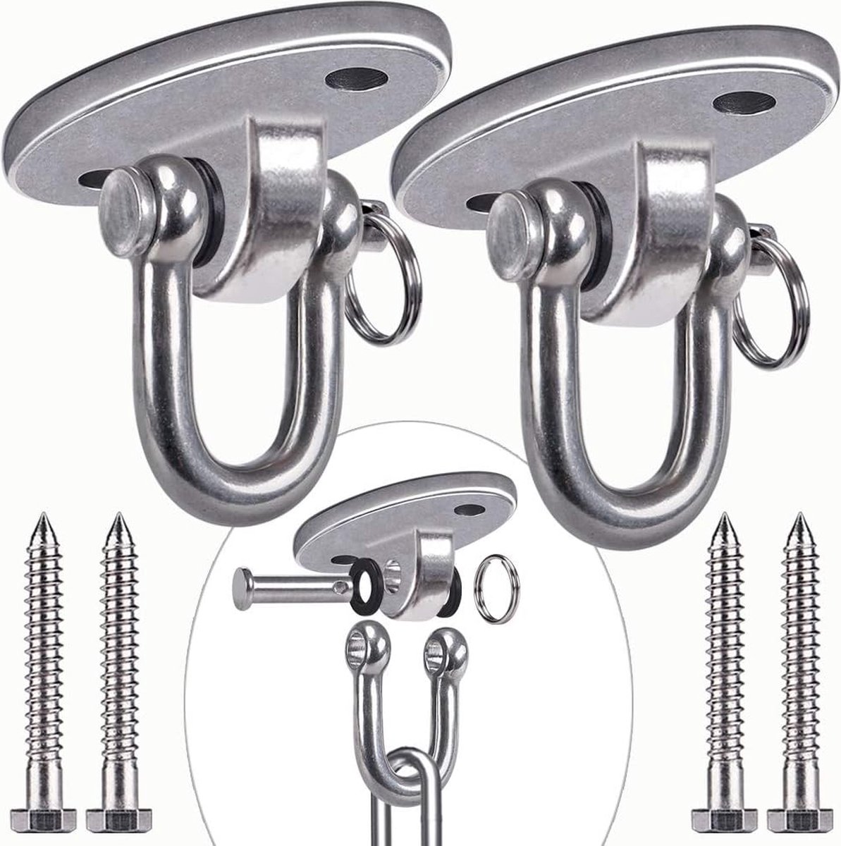 180 Schommelhaak Heavy Duty Roestvrij Staal Plafondhaak Hangende 