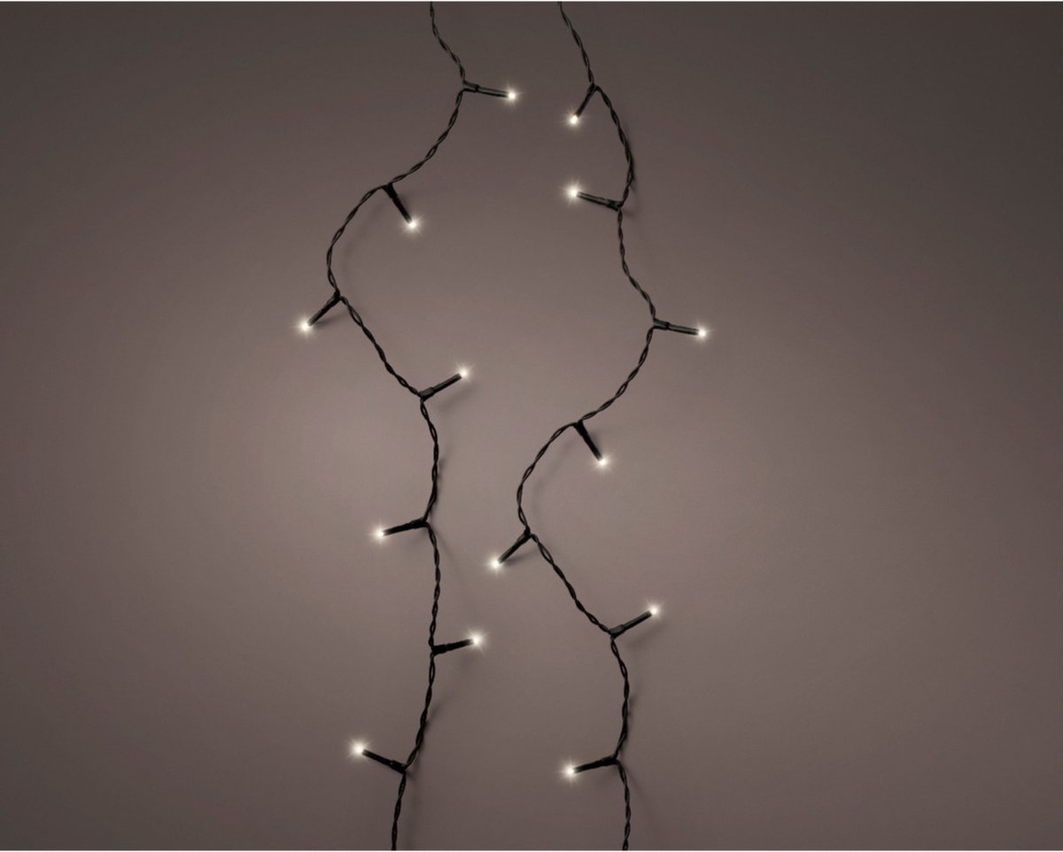 Lumineo Kerstverlichting - 120 led lampjes - warm wit - 9 meter - lichtsnoer - kerstlichtjes - kerstboomverlichting – foto 4