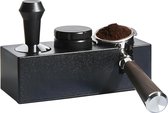 Tamperstation: 51 mm - 58 mm universeel tamping station plastic koffie tamper station espresso distributie zeef houder houder station barista accessoires set