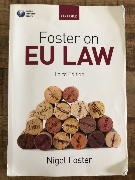 Foster on EU Law - cover