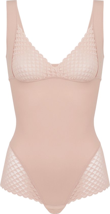 Simone Perele Subtile Shapewear Bodysuit In Beige