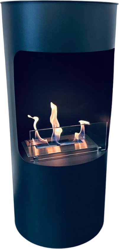 Enjoyfires wandhaard bio ethanol 63x45x15,5 cm - RVS/zwart Enjoyfires wandhaard bio ethanol 63x45x15,5 cm - RVS/zwart