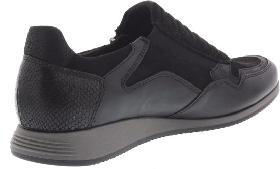 Gabor - Dames Sneakers - Zwart - Maat 38 - Gabor