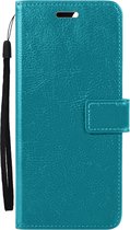 Hoesje Geschikt voor OnePlus Nord CE 3 Lite Hoes Bookcase Flipcase Book Cover - Hoes Geschikt voor OnePlus Nord CE 3 Lite Hoesje Book Case - Turquoise