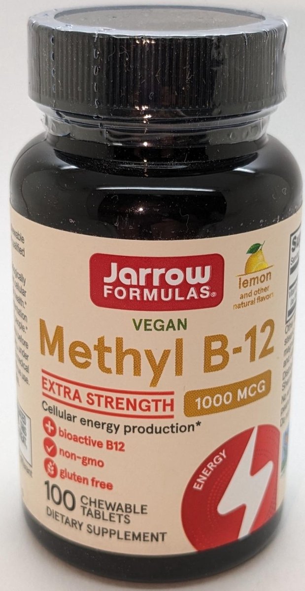 Jarrow Formulas Methyl B-12 (Methylcobalamin)