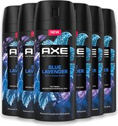 Axe Déodorant - Fine Fragrance Spray - Blue Lavender - 150 ml - 4+2 Pack économique