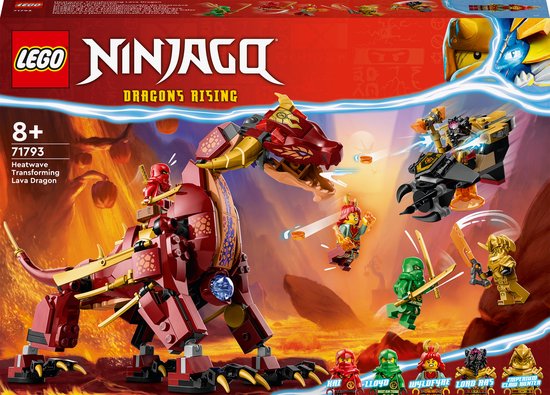 LEGO NINJAGO Heatwave Transformerende Lavadraak