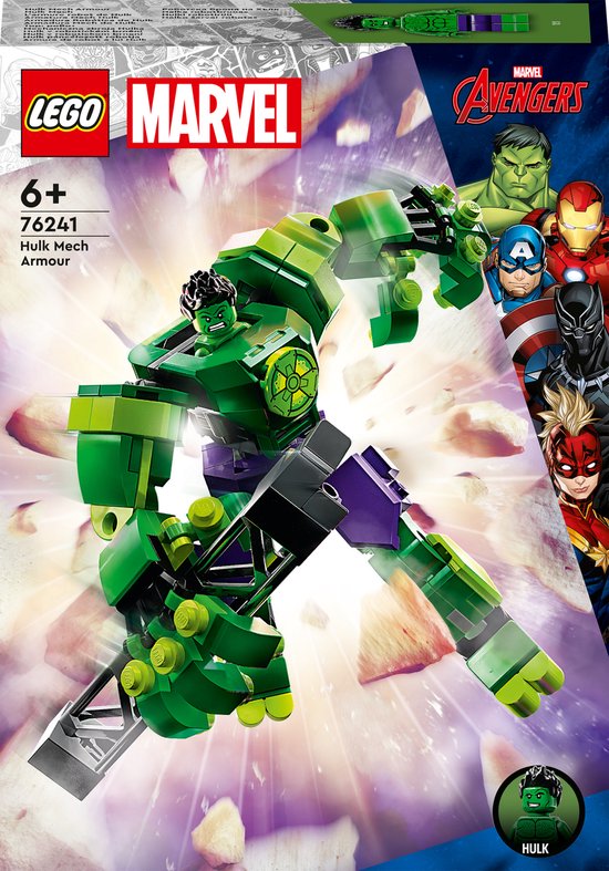 LEGO Marvel Avengers Marvel Hulk mechapantser - 76241