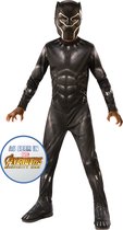 Rubies - Black Panther Kostuum - Black Panther Kostuum Jongen - Zwart - Maat 104 - Carnavalskleding - Verkleedkleding