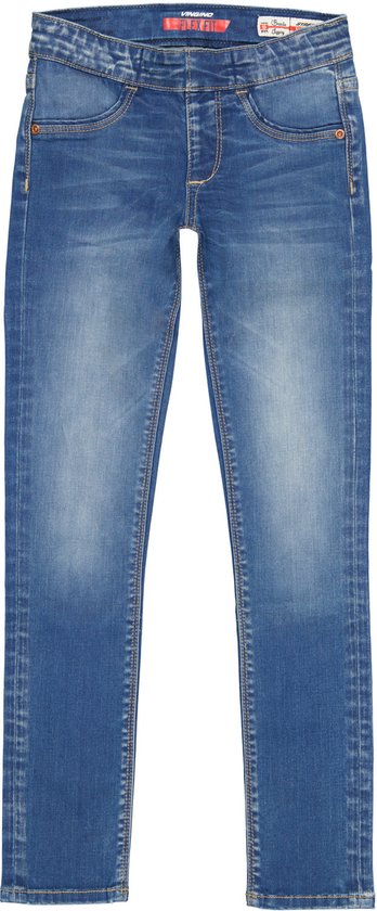 Vingino meiden jeans Super Skinny Flex Fit Bracha Mid Blue Wash