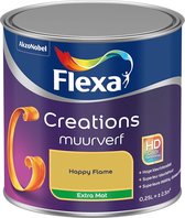 Flexa Creations - Muurverf - Extra Mat - Happy Flame - 250ML