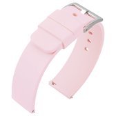 Silicone Rubberen Horlogebandje Roze 18mm