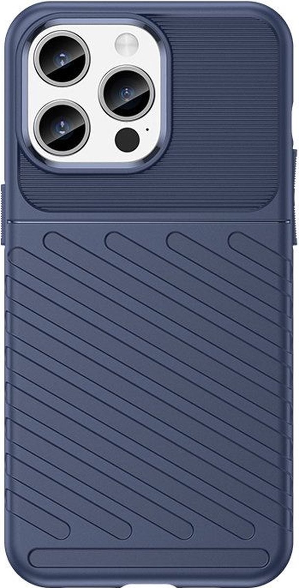 C-multi - Thunder Case - iPhone 15 Pro Max hoesje - Blauw