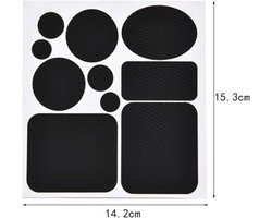 Kleding Reparatie Patches - Zwart - 1 vel van 10 Stuks - Gaten in kleren maken - Gat in kleding repareren - Kledingreparatie
