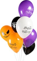 Ballonnen Halloween bedrukt 8 stuks
