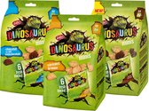 Lotus Dinosaurus Mini's mix: granen, melkchocolade & pure chocolade - 450g