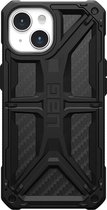 UAG - Monarch iPhone 15 Hoesje - carbon zwart