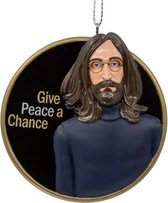 Pendentif de Noël des Beatles John Lennon Give Peace A Chance