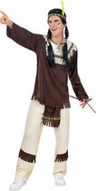 Funidelia | Indiaan Kostuum Voor voor mannen  Indianen, Cowboys, Western - Kostuum voor Volwassenen Accessoire verkleedkleding en rekwisieten voor Halloween, carnaval & feesten - Maat 3XL - Bruin