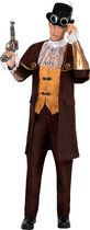 Funidelia | Stijlvol Steampunkkostuum Voor voor mannen  Origineel & Grappig, Western, Films & Series - Kostuum voor Volwassenen Accessoire verkleedkleding en rekwisieten voor Halloween, carnaval & feesten - Maat L - Bruin