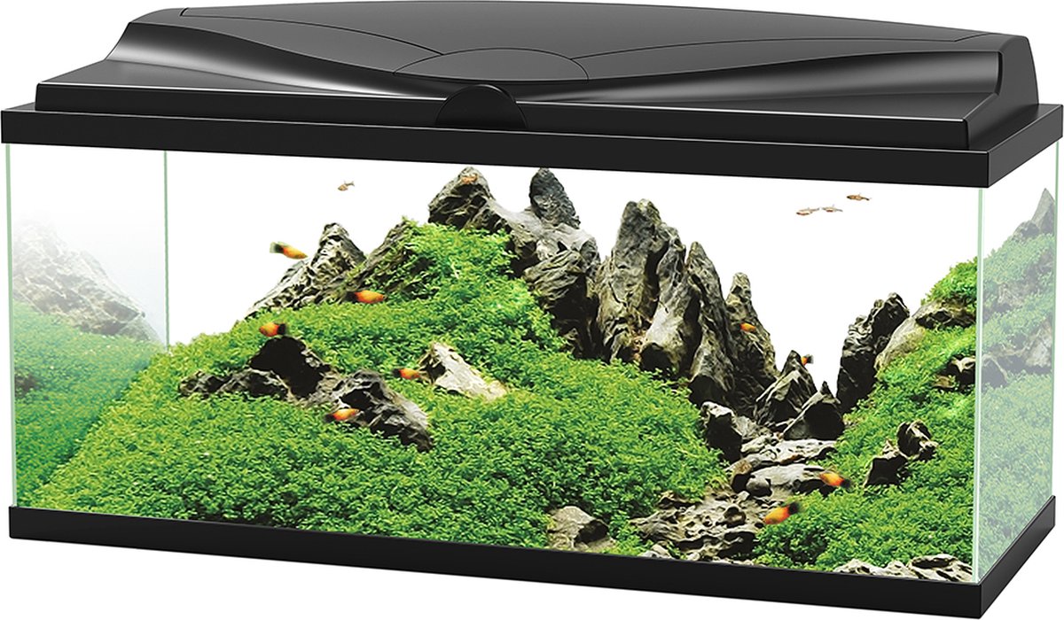 Bol.com Ciano Aquarium - LED Bio Zwart - 74 liter - 80x30x41,5 cm aanbieding