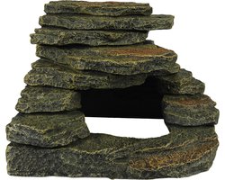 Terra Della - Natuurlijke Decoratie - Reptielen - Hoeksteen L - 25,8x25,5x19cm - 1st