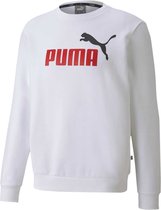 Puma Essentials 2 Colors Crew Big Logo Sweatshirt Puma White - L - Heren