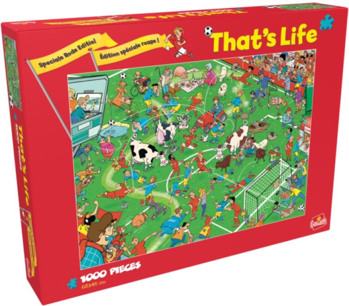 That's Life Limited Edition Belgium Football 2021 1000 stukjes 68x46cm