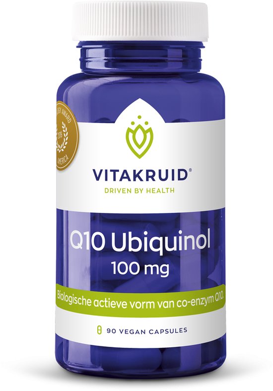 Vitakruid - Q10 Ubiquinol 100 mg - 90 vegan capsules - Vitakruid
