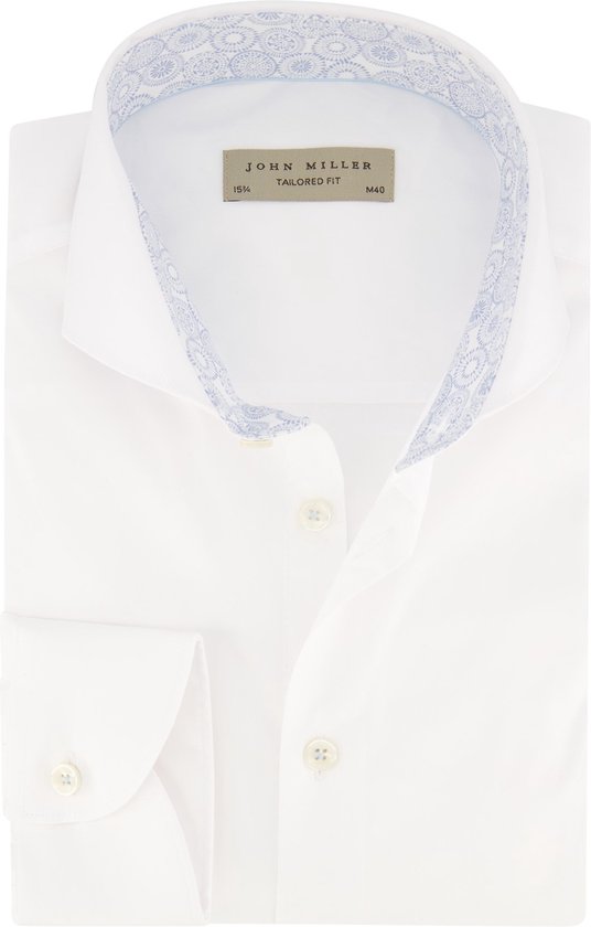 John Miller overhemd mouwlengte 7 wit